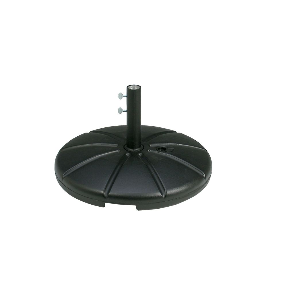 Grosfillex® Umbrella Base with Filling Cap, Black